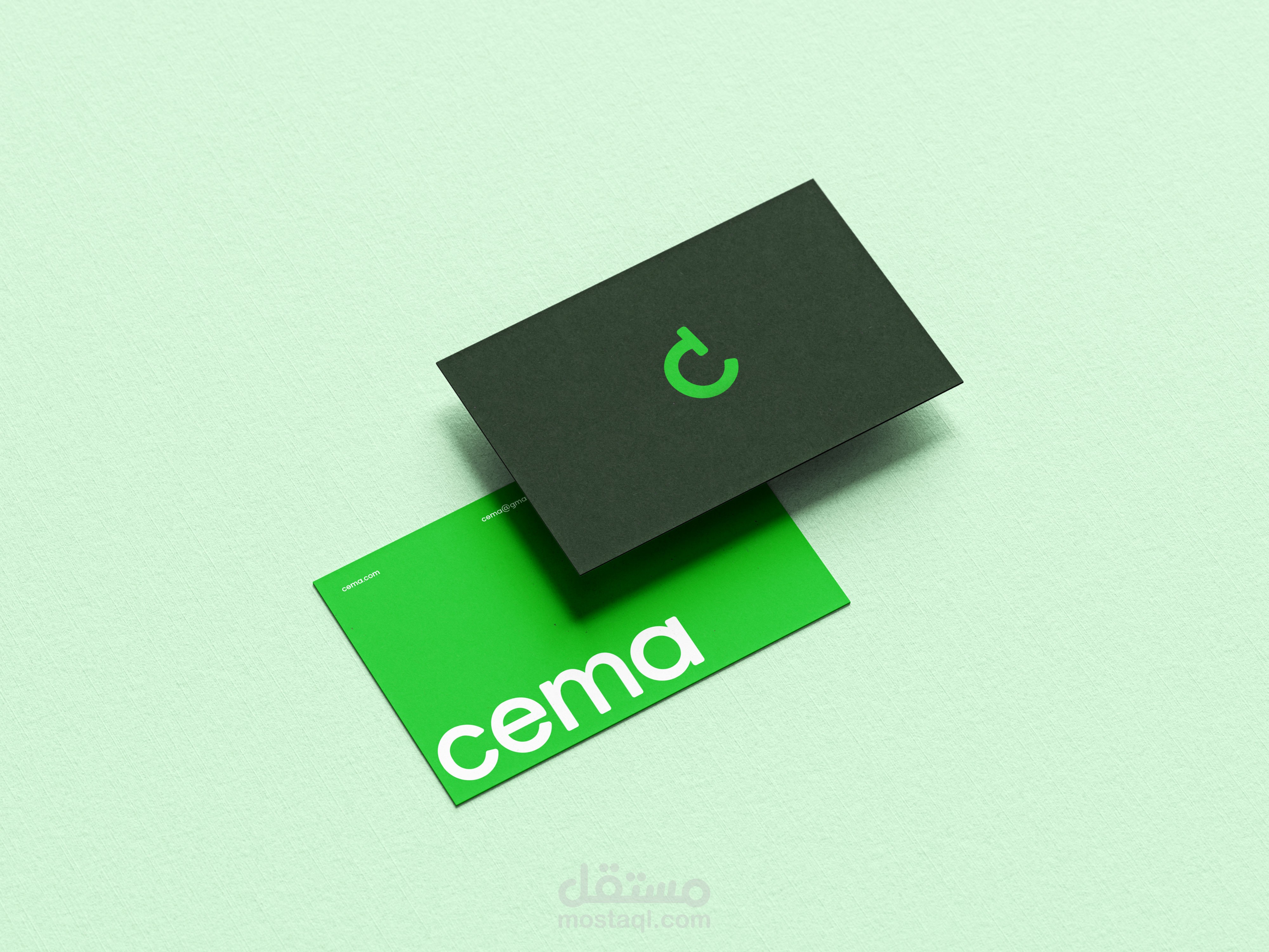 تصميم هوية بصرية لمختبر Cema