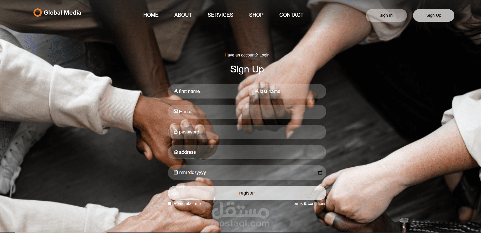 REGISTER PAGE