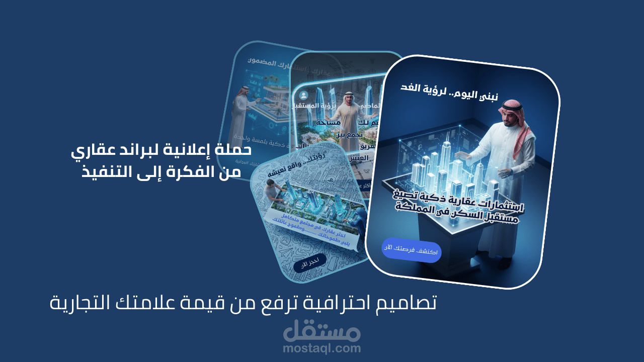 حملة إعلانية متكاملة لبراند عقاري
