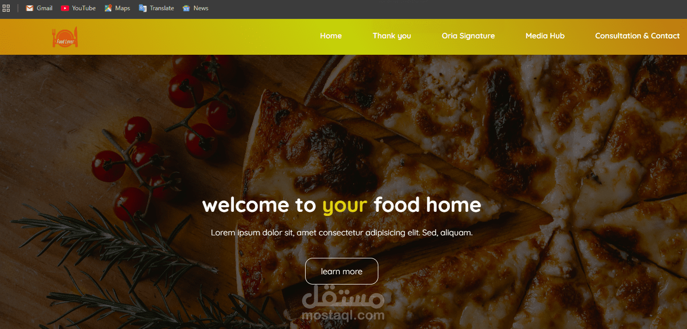 food-lover web