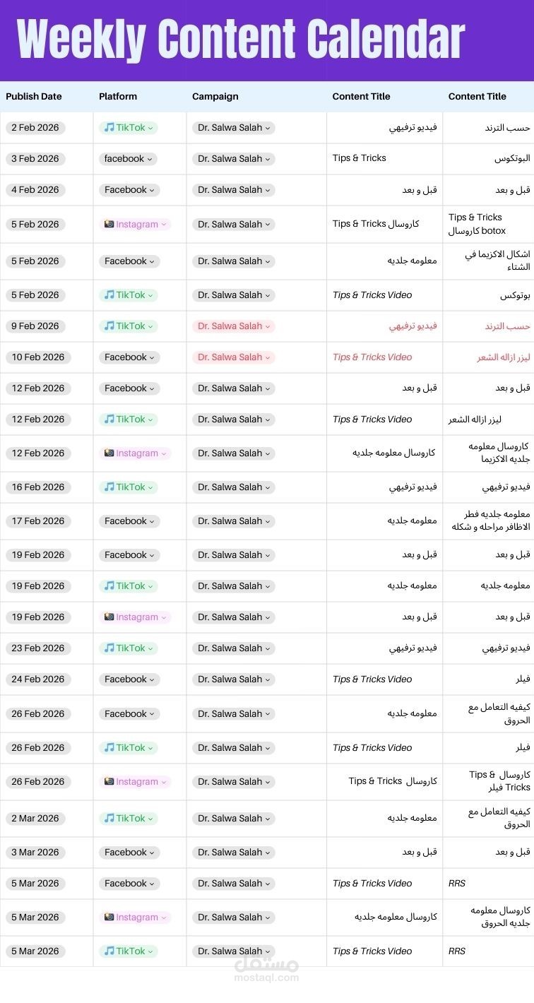 خطه تسويق الكتروني كامله
