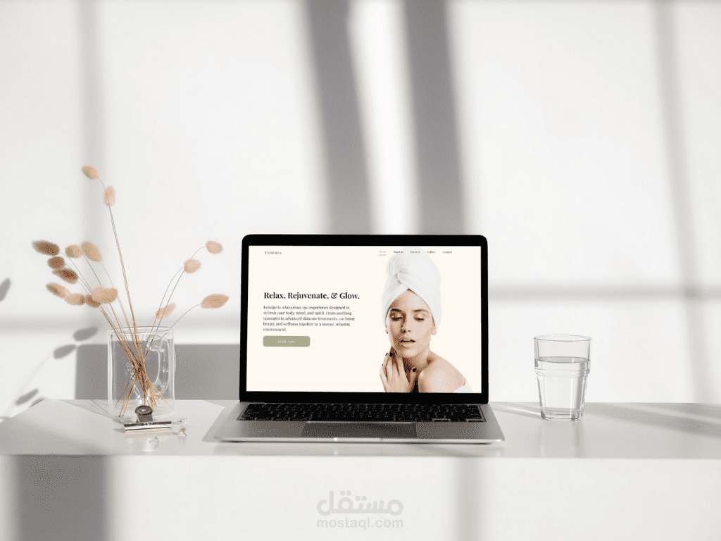 Beauty Center & Spa Landing Page