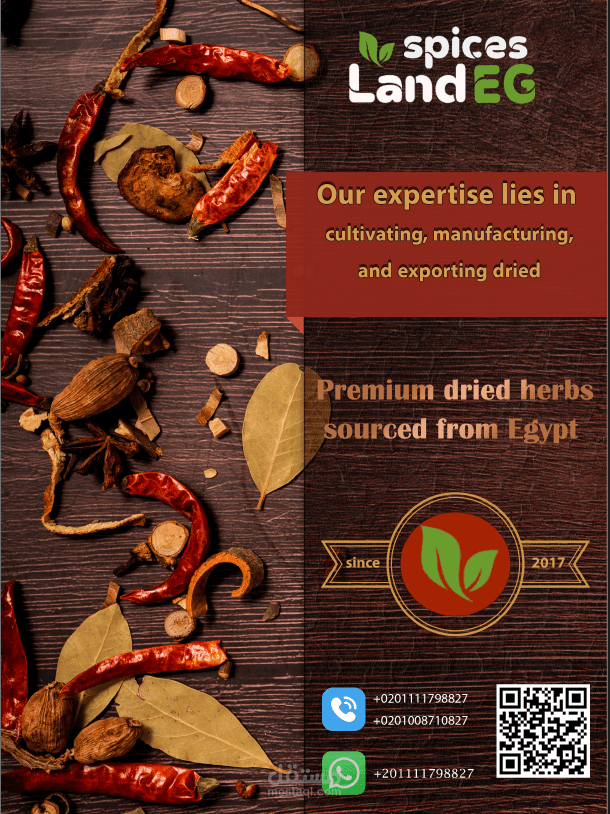 Brochure of spices land