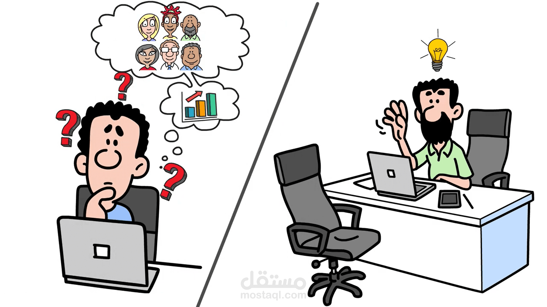 فيديو وايت بورد إبداعي واحترافي لإيصال فكرتك بوضوح وجاذبية!