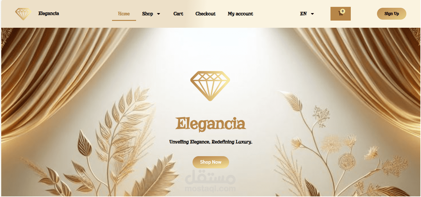 تصميم وتخصيص موقع إلكتروني فاخر للأزياء باستخدام WordPress وWooCommerce