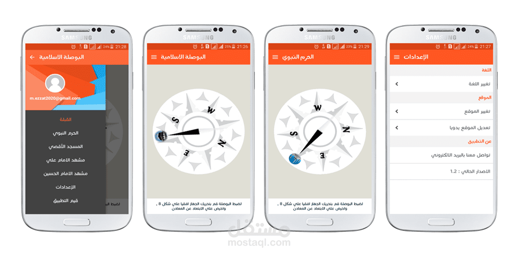 البوصلة الاسلامية