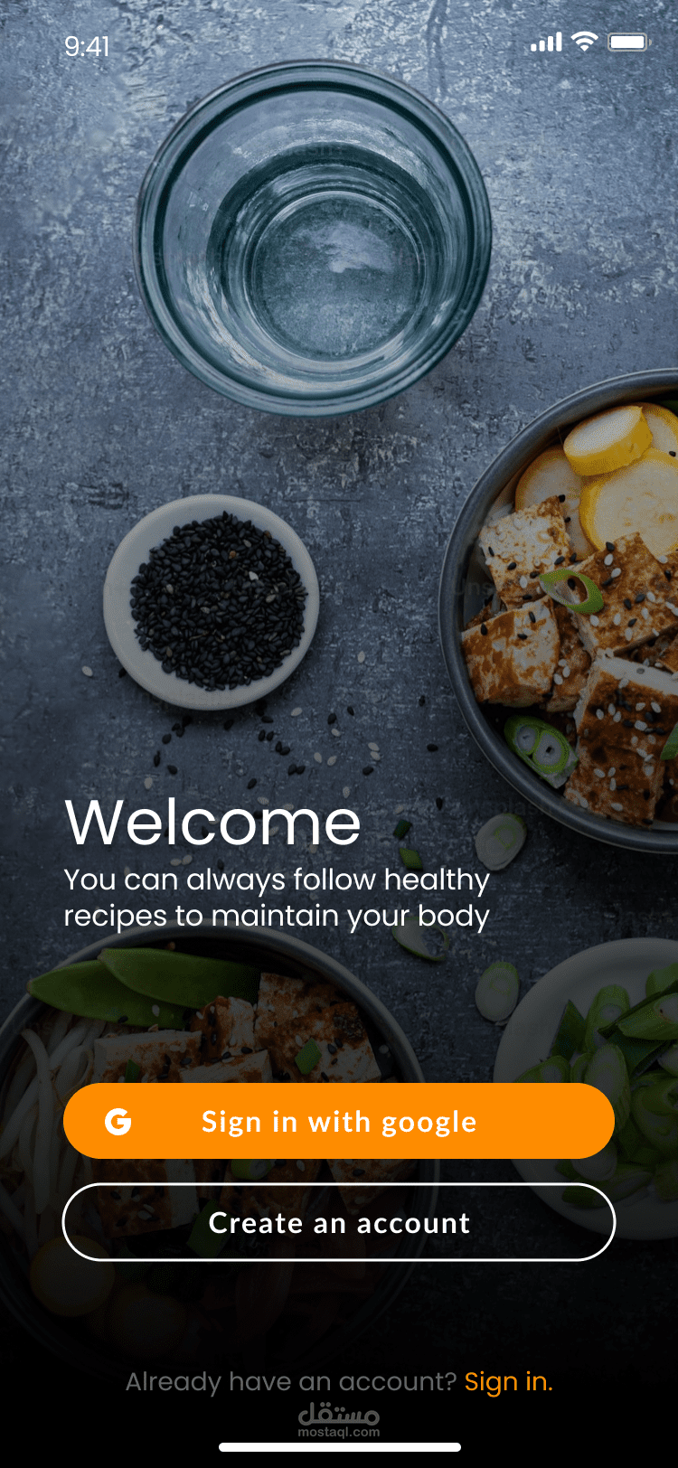 Designing a mobile food delivery app