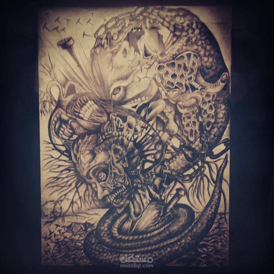 لوحه مقاس 50*70
