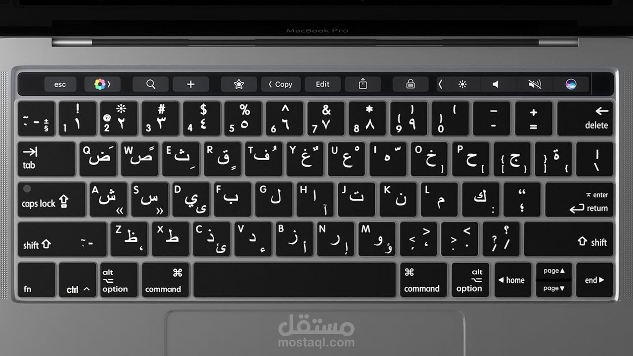 ليه حروف لوحة المفاتيح مش مرتبة أبجدي؟