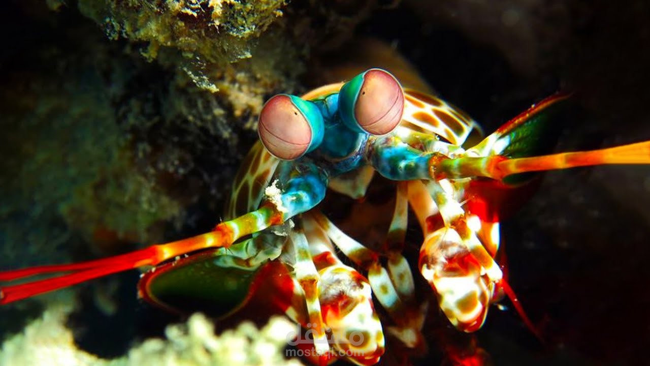 جمبري المانتيس | البطل الخارق لعالم البحار