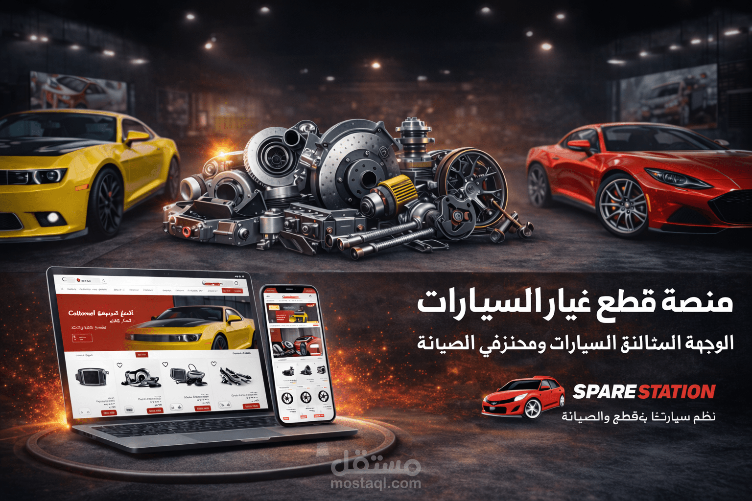 موقع  سعودي لبيع قطع غيار السيارات   (Woo Commerce)wordpress