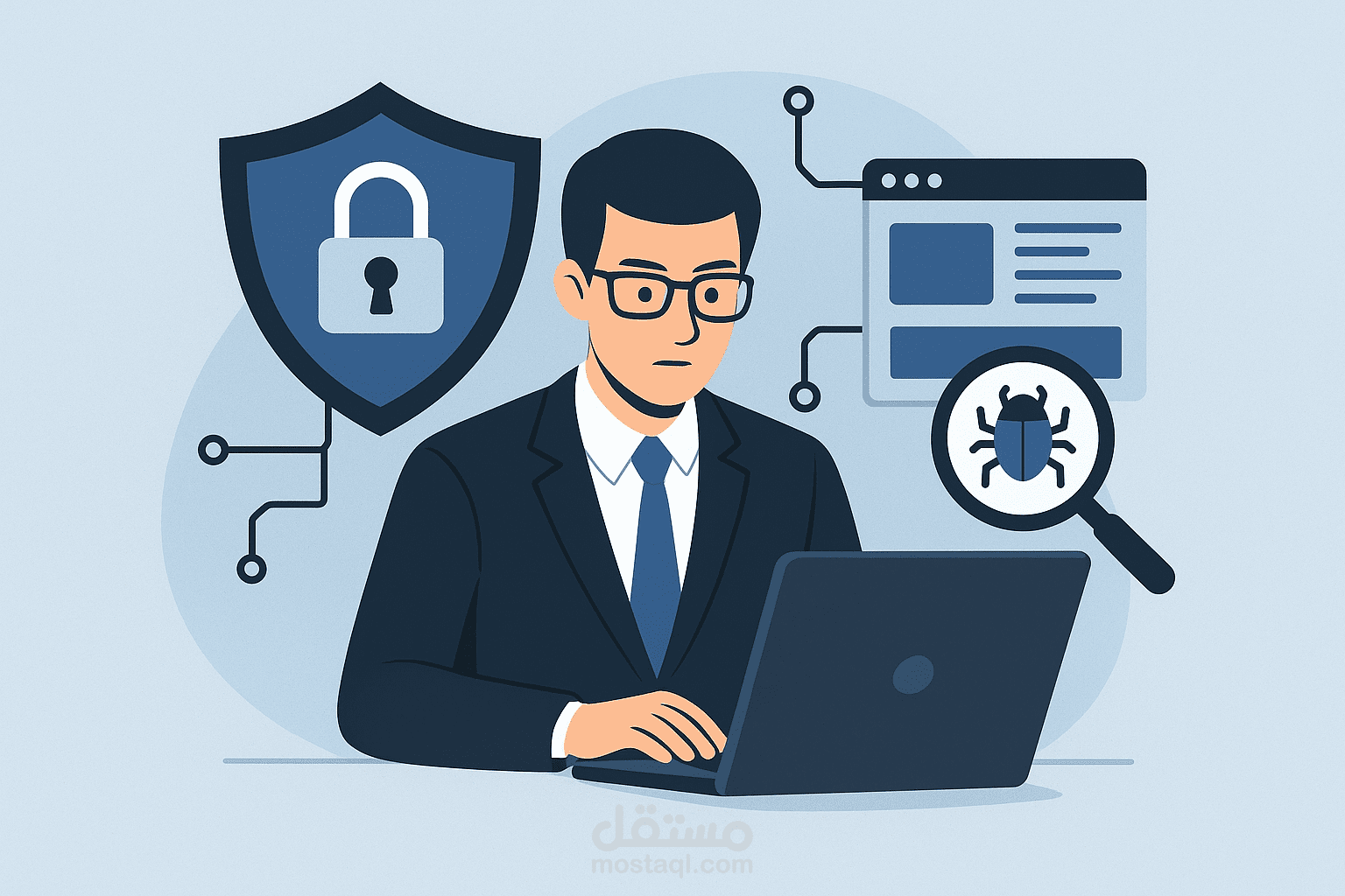 أخصائي أمن سيبراني