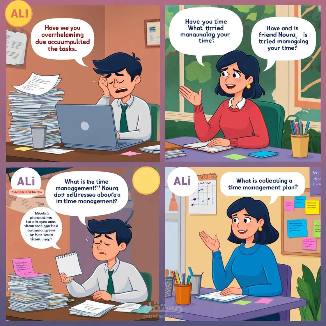 سمنار في شكل بوربوينت عن ادارة الوقت