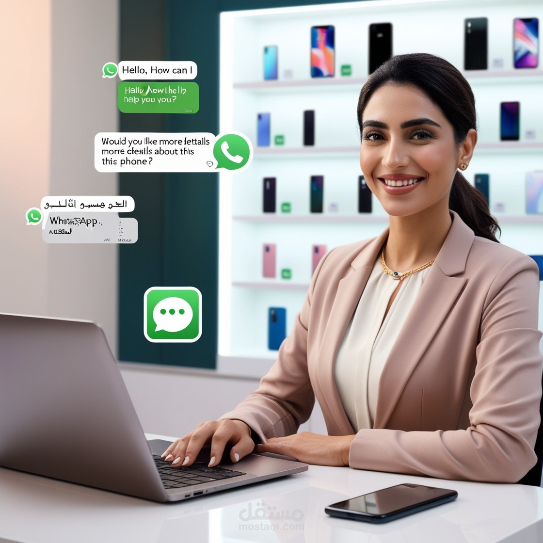 تصميم وتنفيذ تطبيقات لاجهزه الموبايل واللابتوب