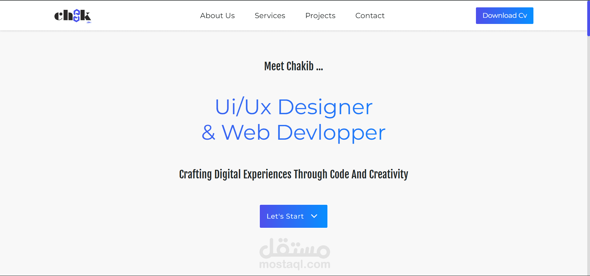 My portfolio website