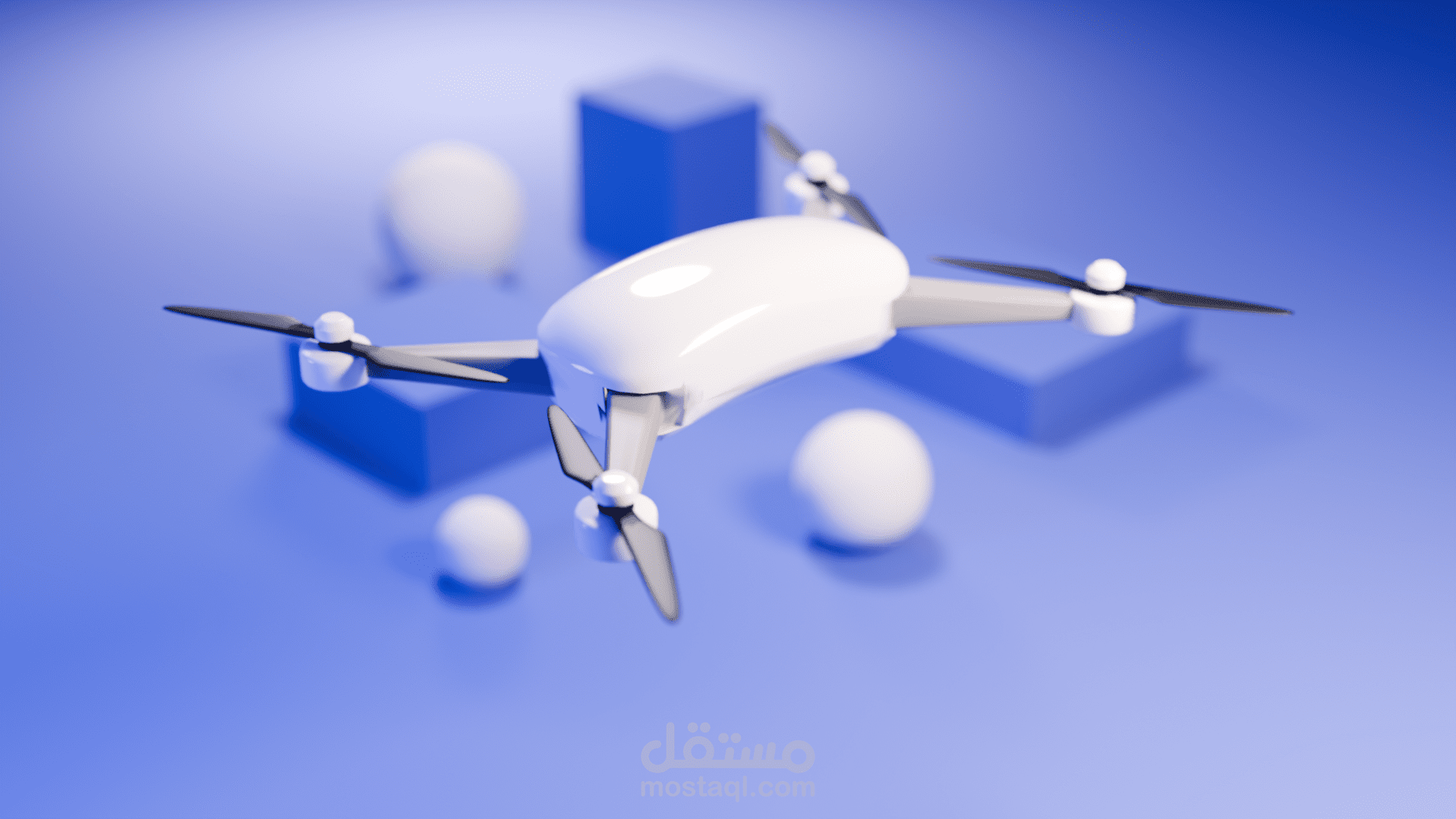 A Mesmerizing Aerial Journey Through 3D Worlds