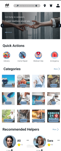 UI UX pages design