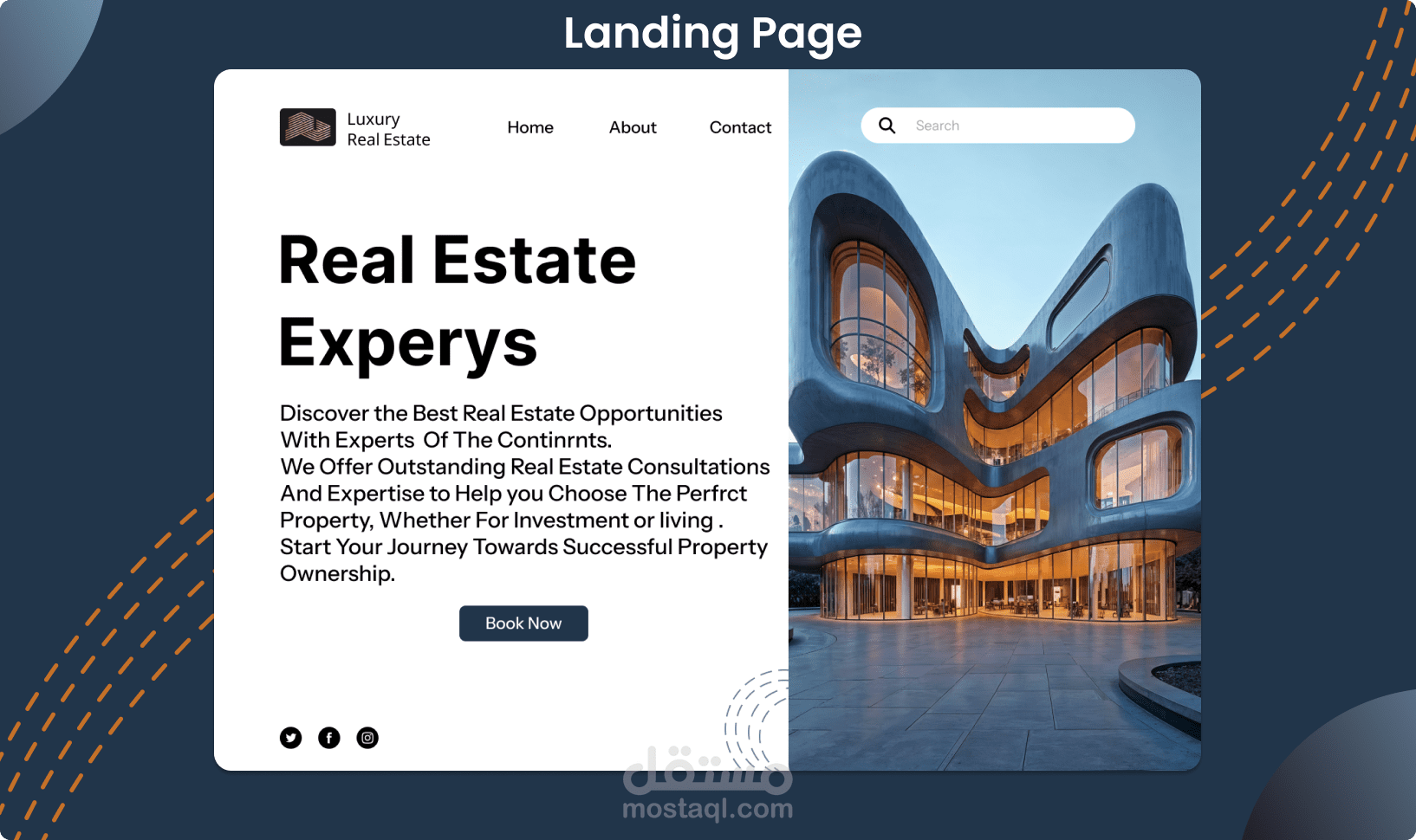 Landing Page Design