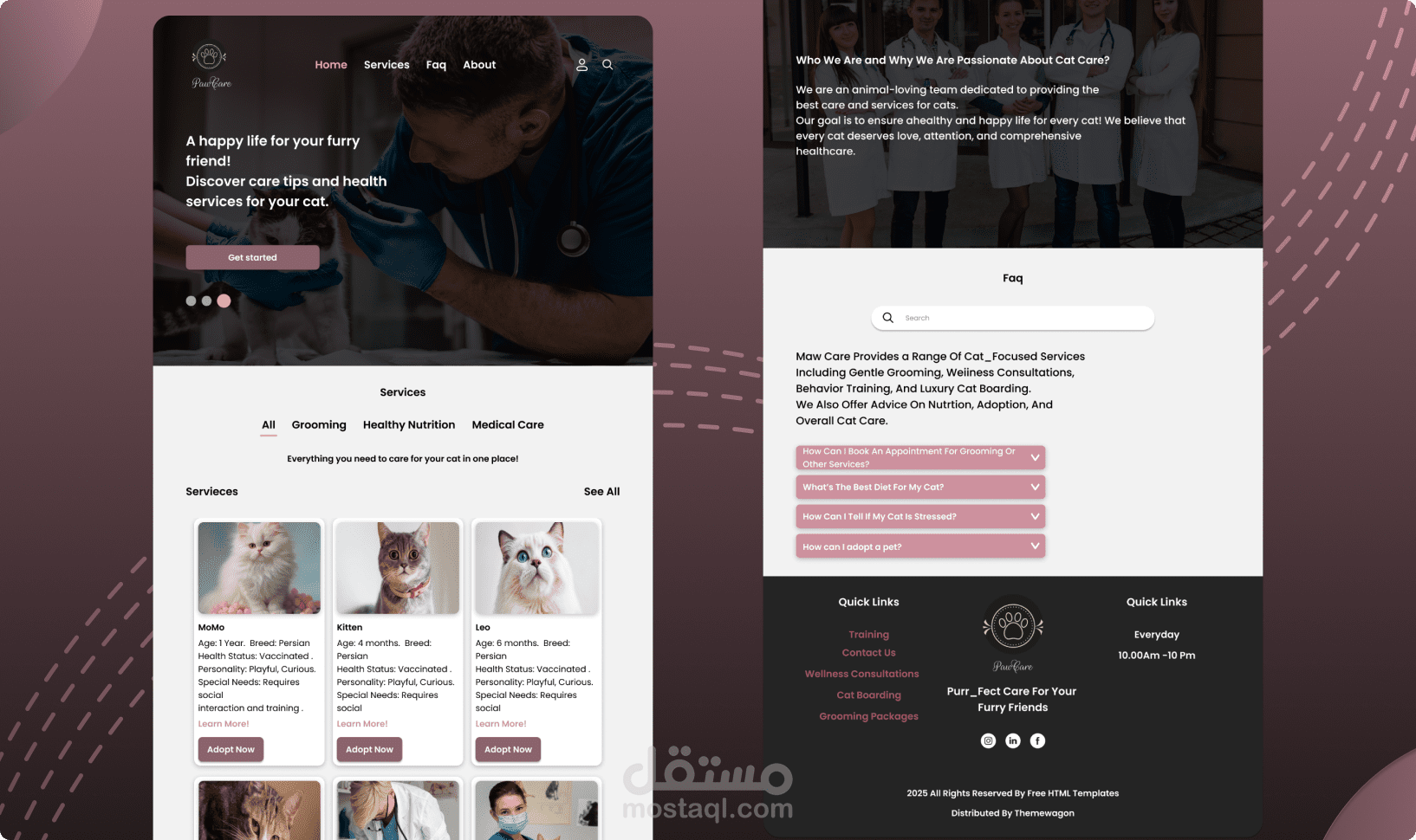 Veterinary Services Website