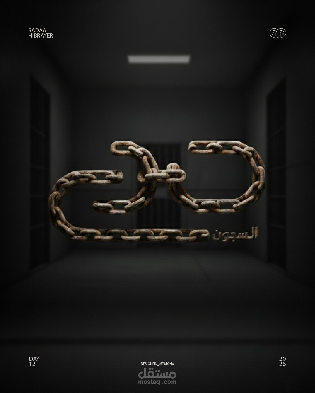 تصميم شعار منصة صدى السجون