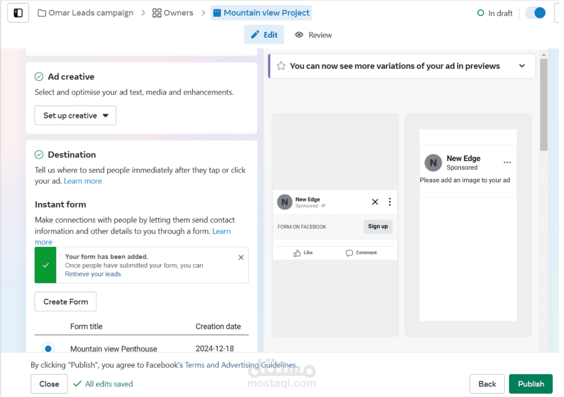 Lead Generation Campaign