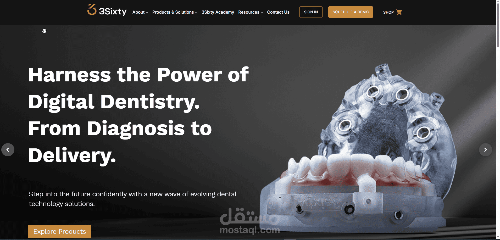 New wordpress website for 3Sixty Dental