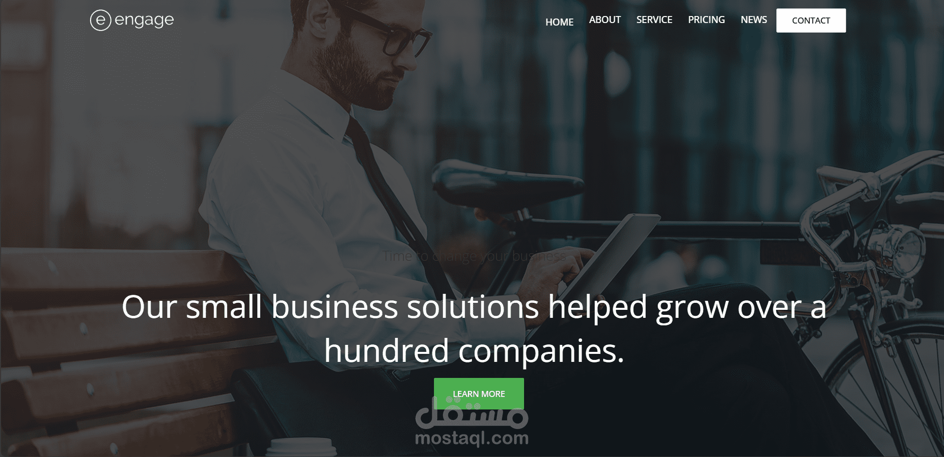 Business Landing Page Website (HTML & CSS)