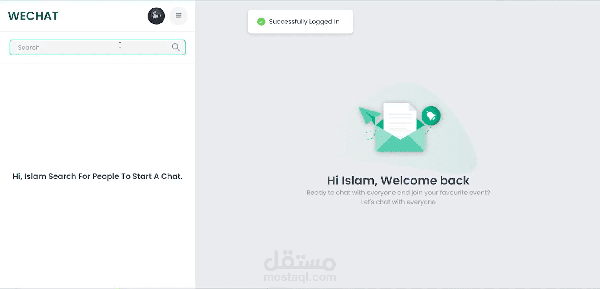 We Chatting App