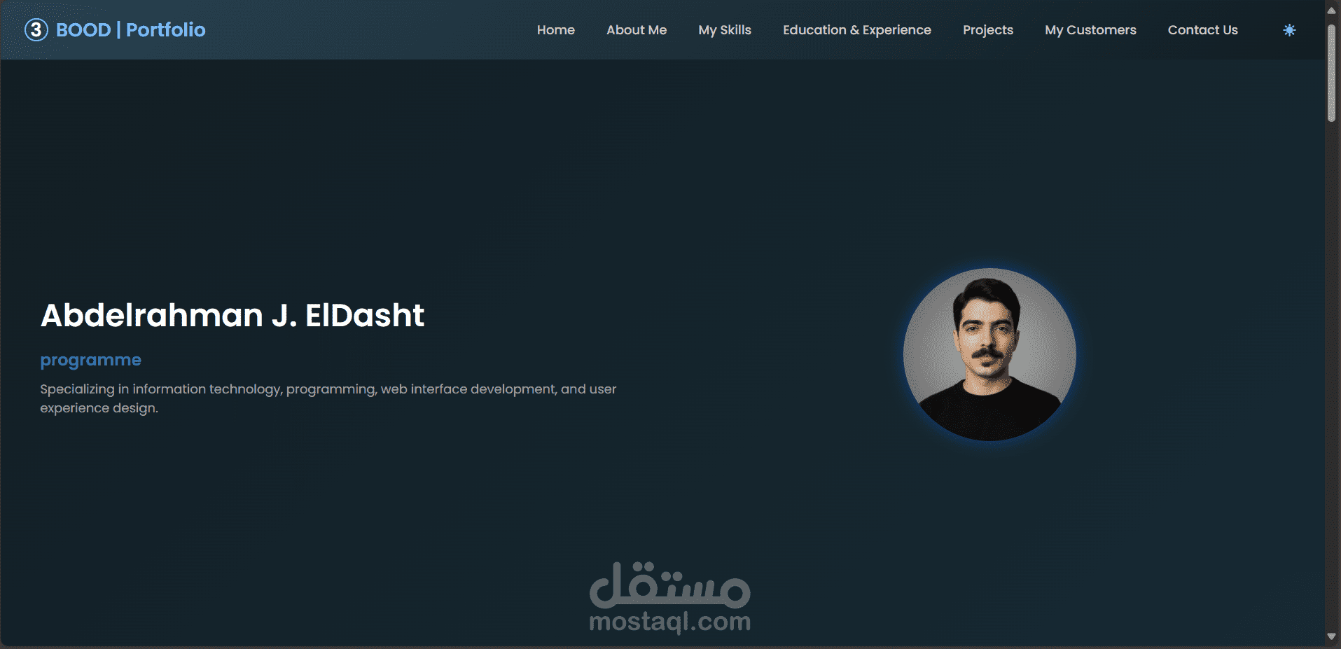 Personal web page