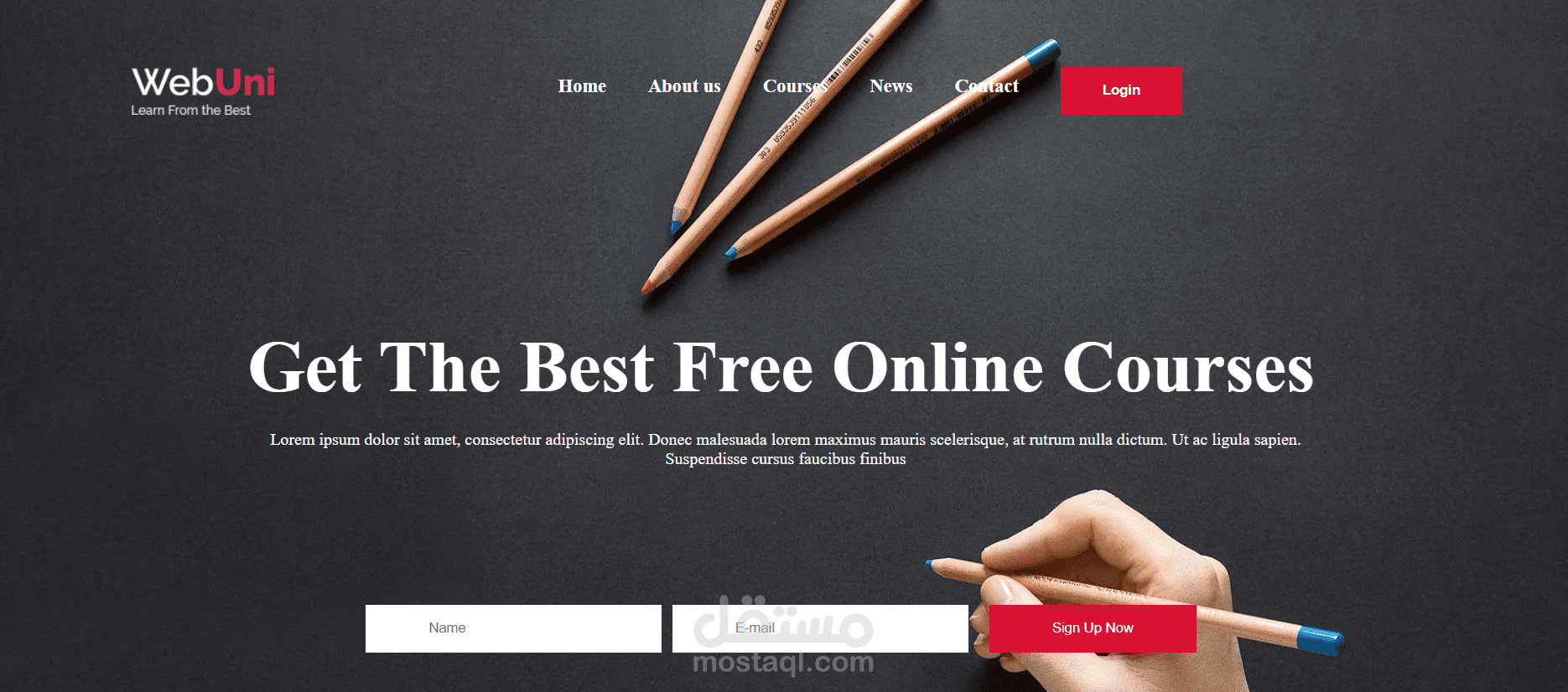 Online Courses Template