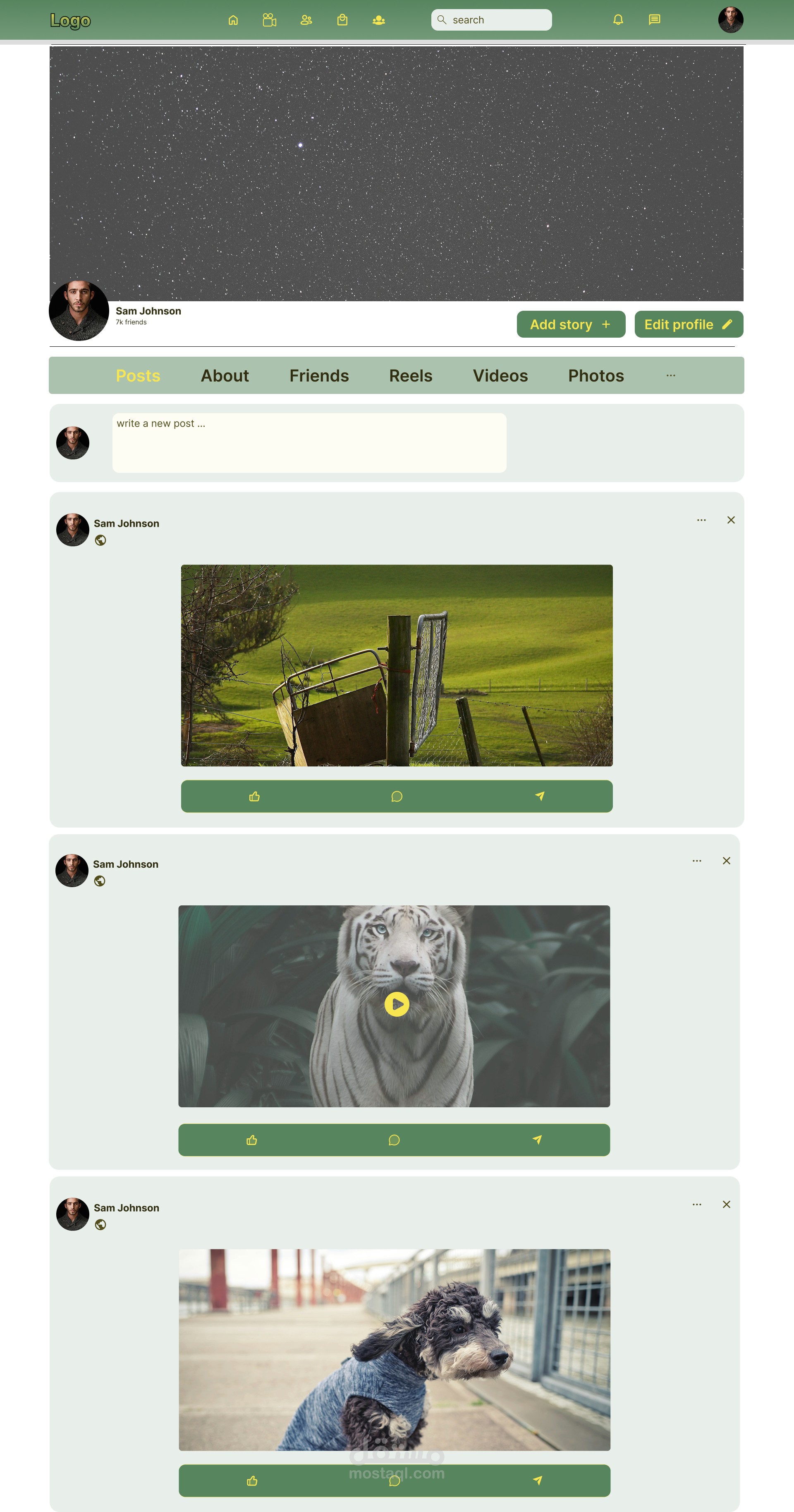 UI|UX design project