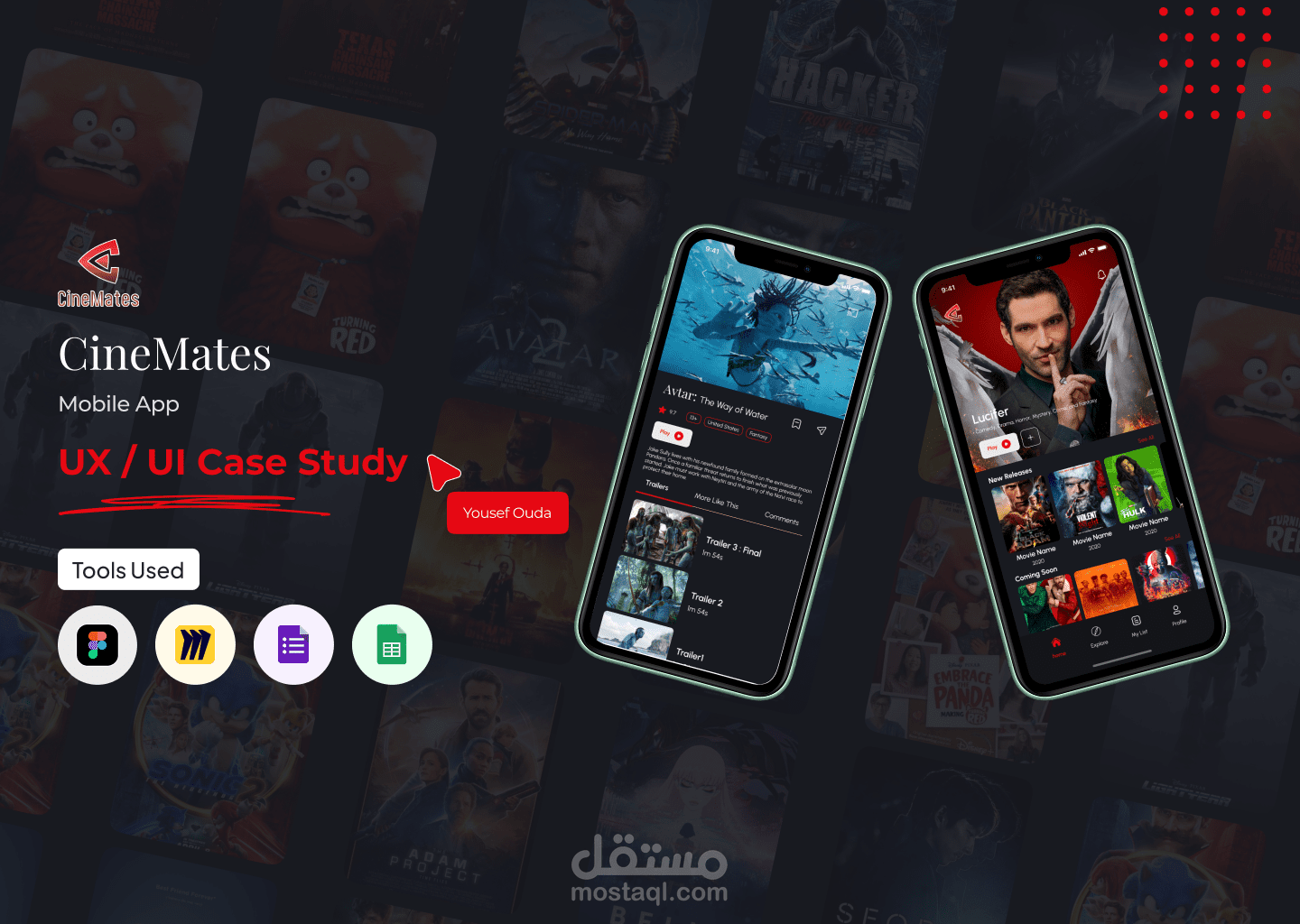 Mobile App UI/UX Design  -CineMates