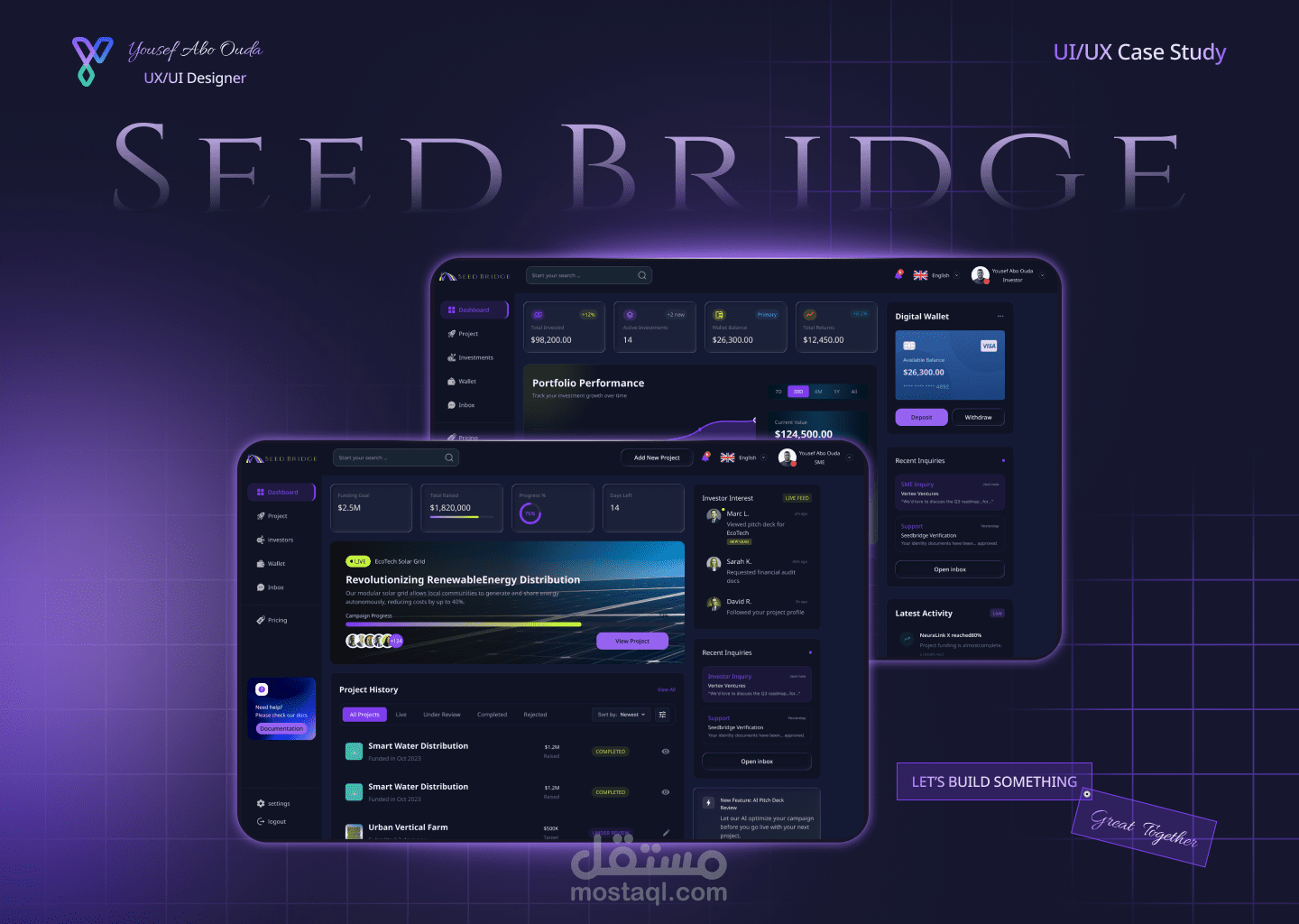 SeedBridge | منصة SaaS متكاملة للتمويل الجماعي