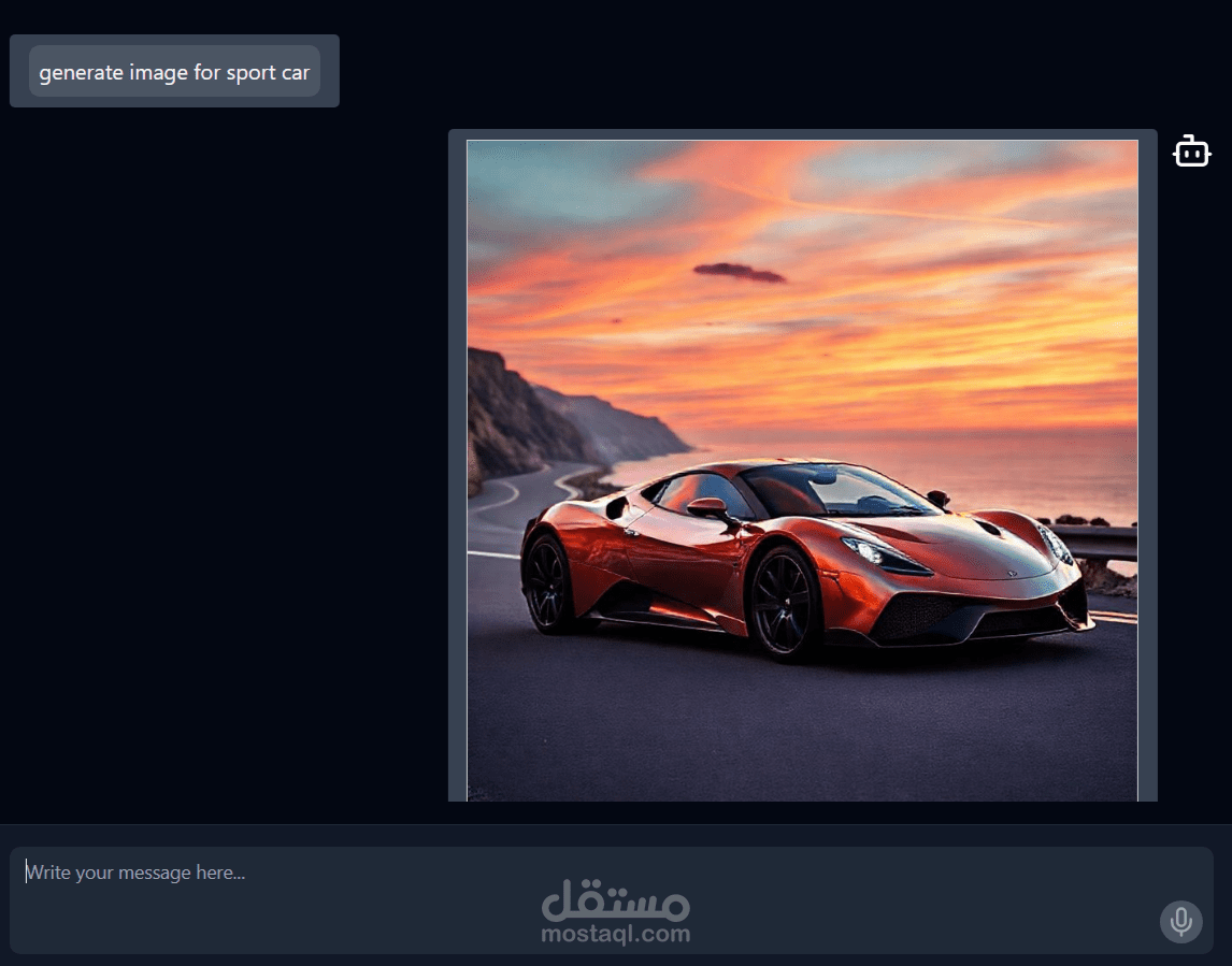 بناء واجهة دردشة وربطها مع الذكاء الاصطناعي