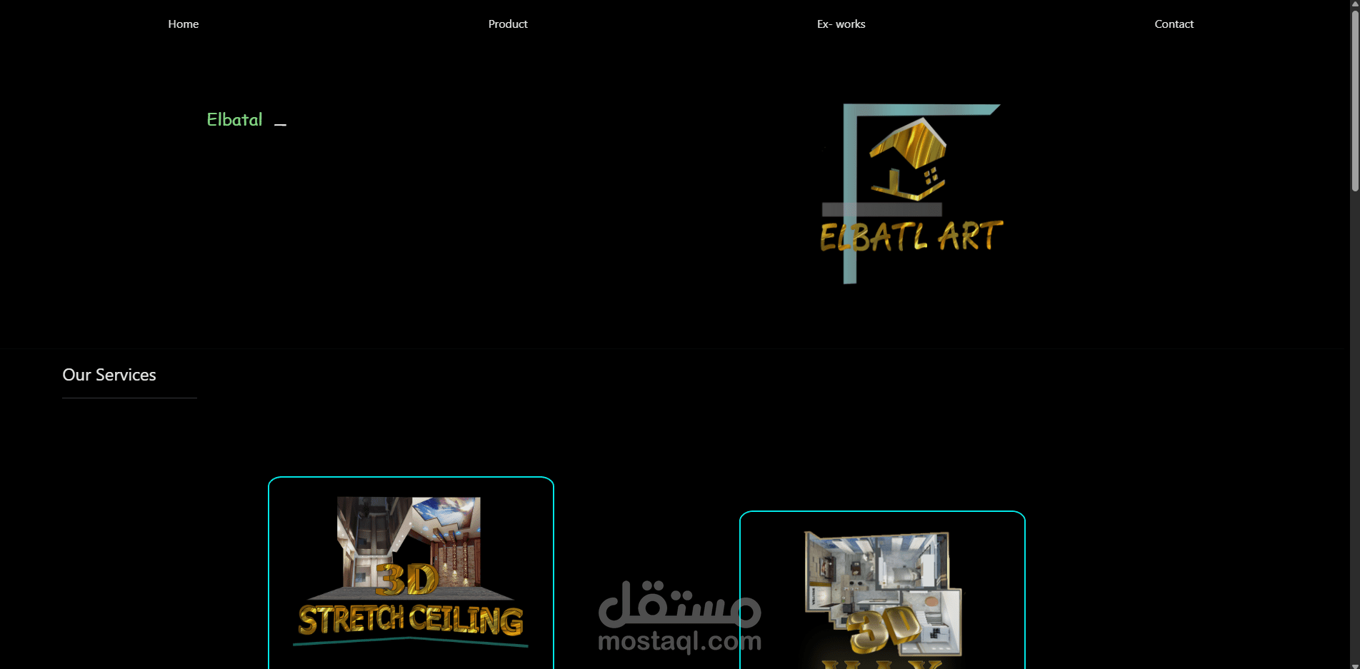 First design For interior design company