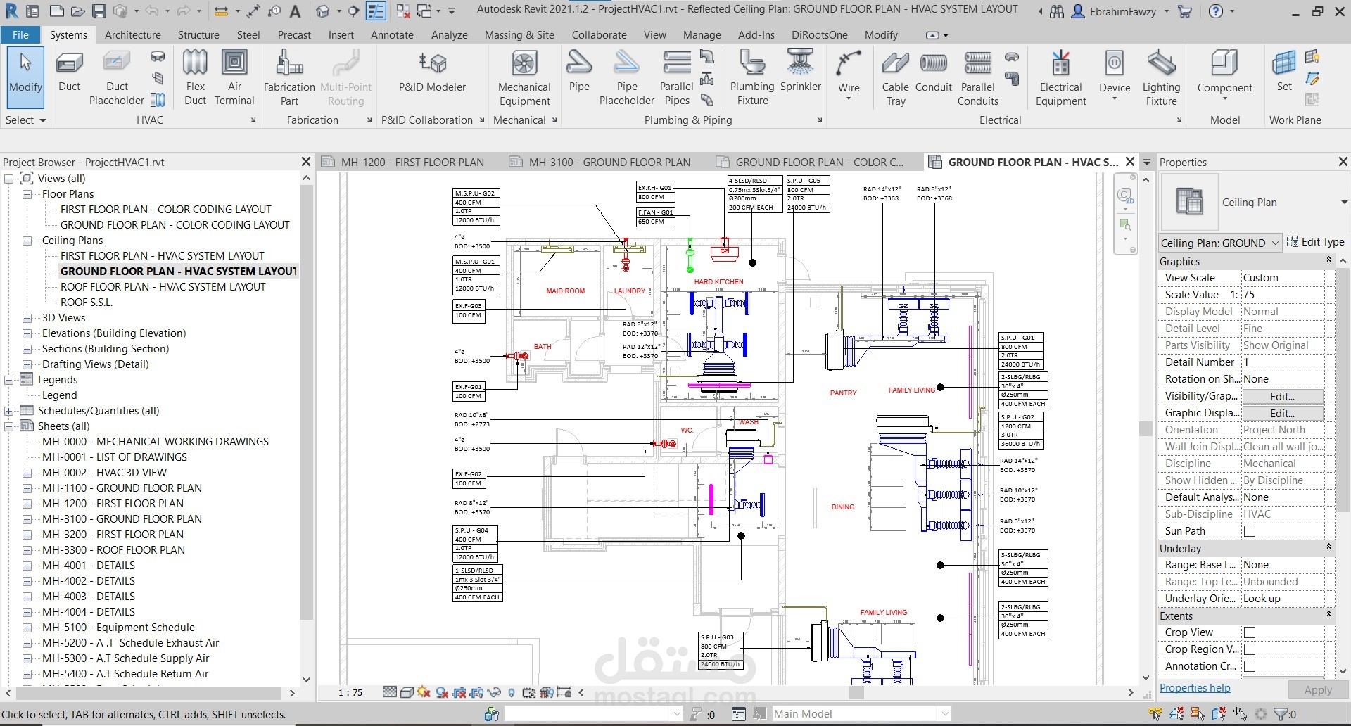 REVIT , MEP