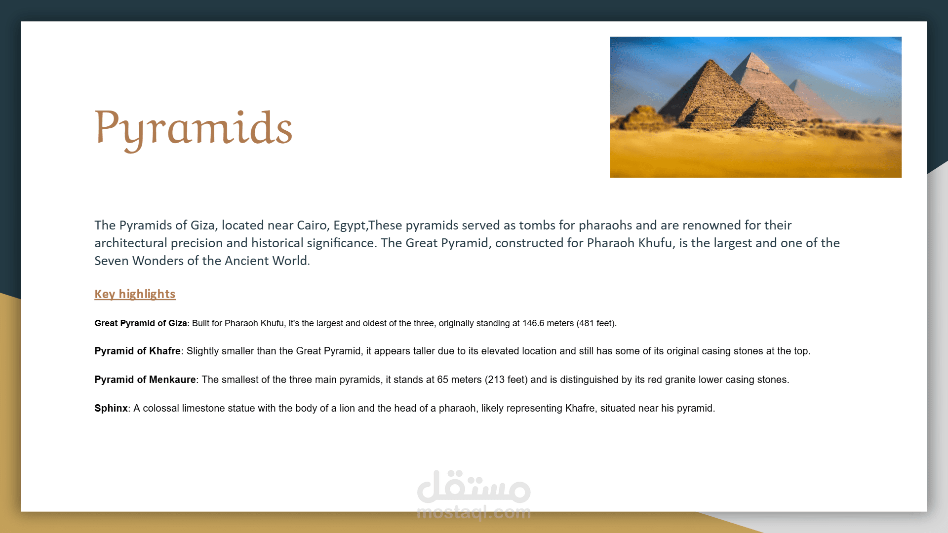 Explore Egypt top 5 touristic sites