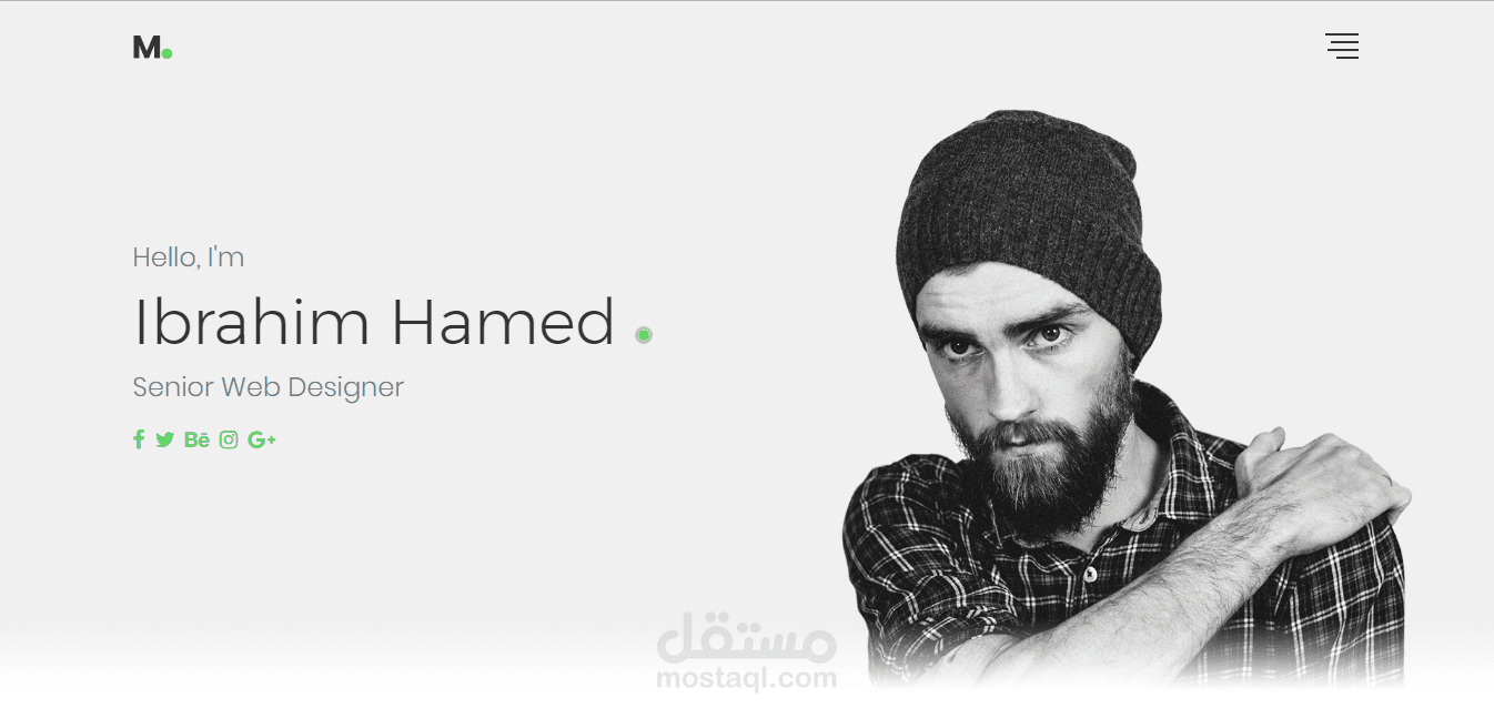 Mask - Personal Portfolio Template