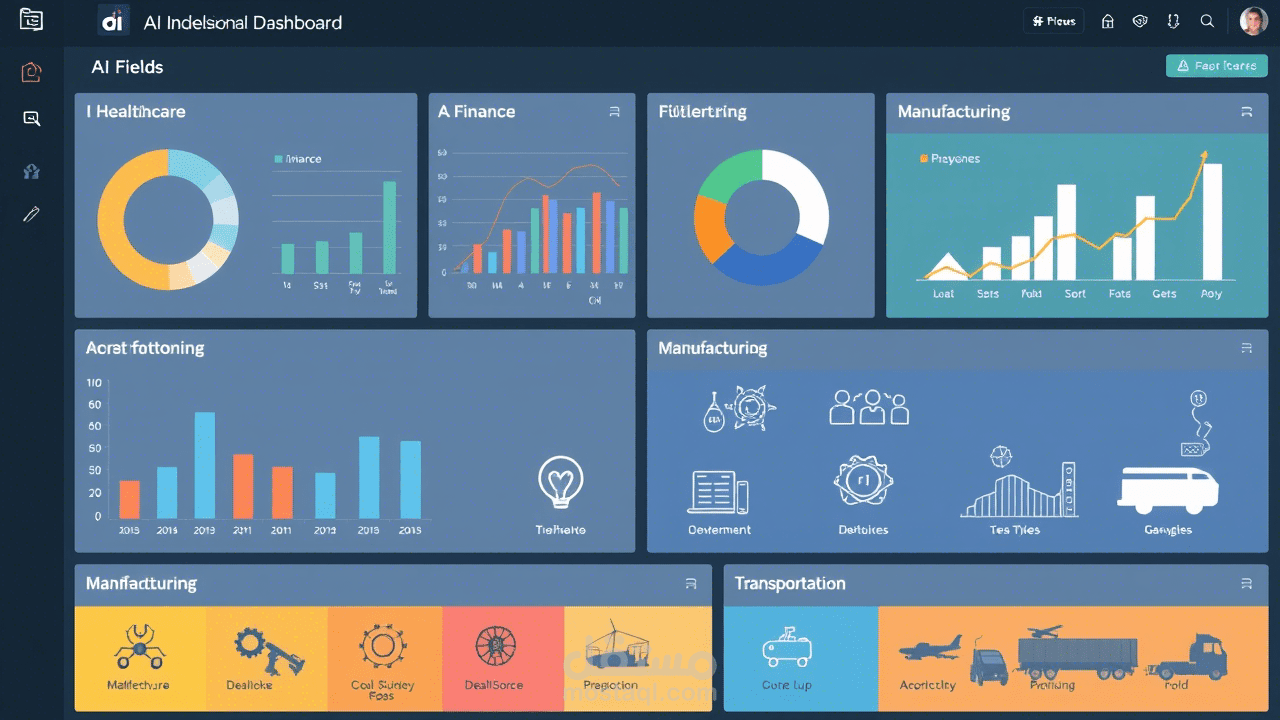 مساهمة الذكاء الاصطناعي في مختلف المجالات خلال السنوات العشر الماضية