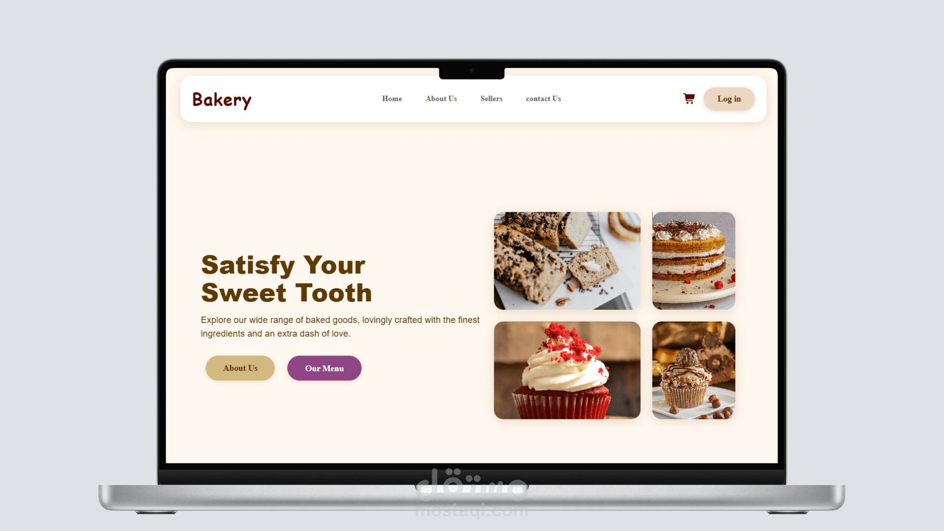 تصميم صفحة هبوط باستخدام html,css,tailwind and js