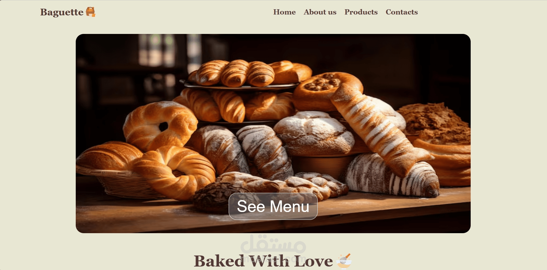 صفحة هبوط Landing page باستخدام html-css-js