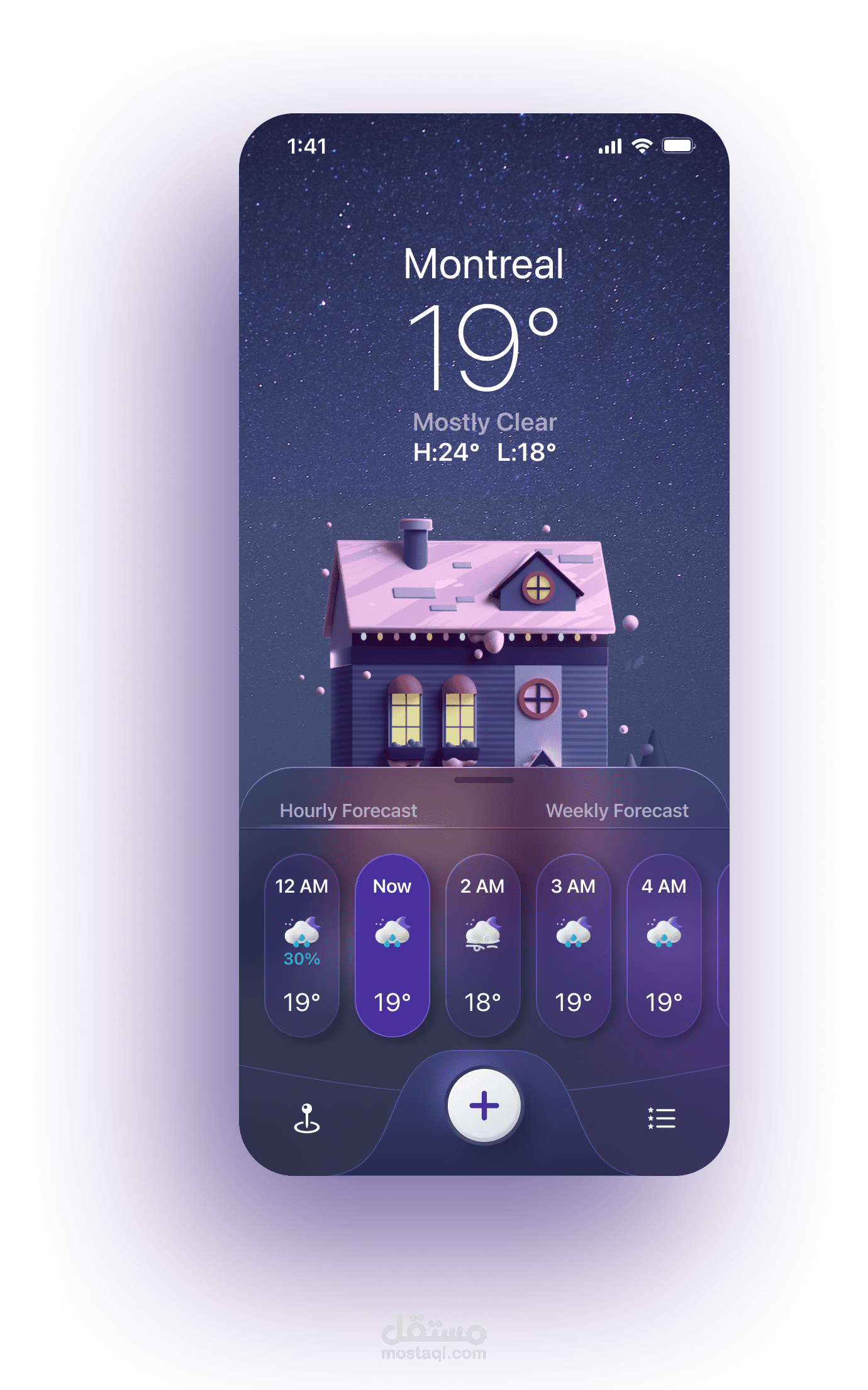 Weather App UI Design