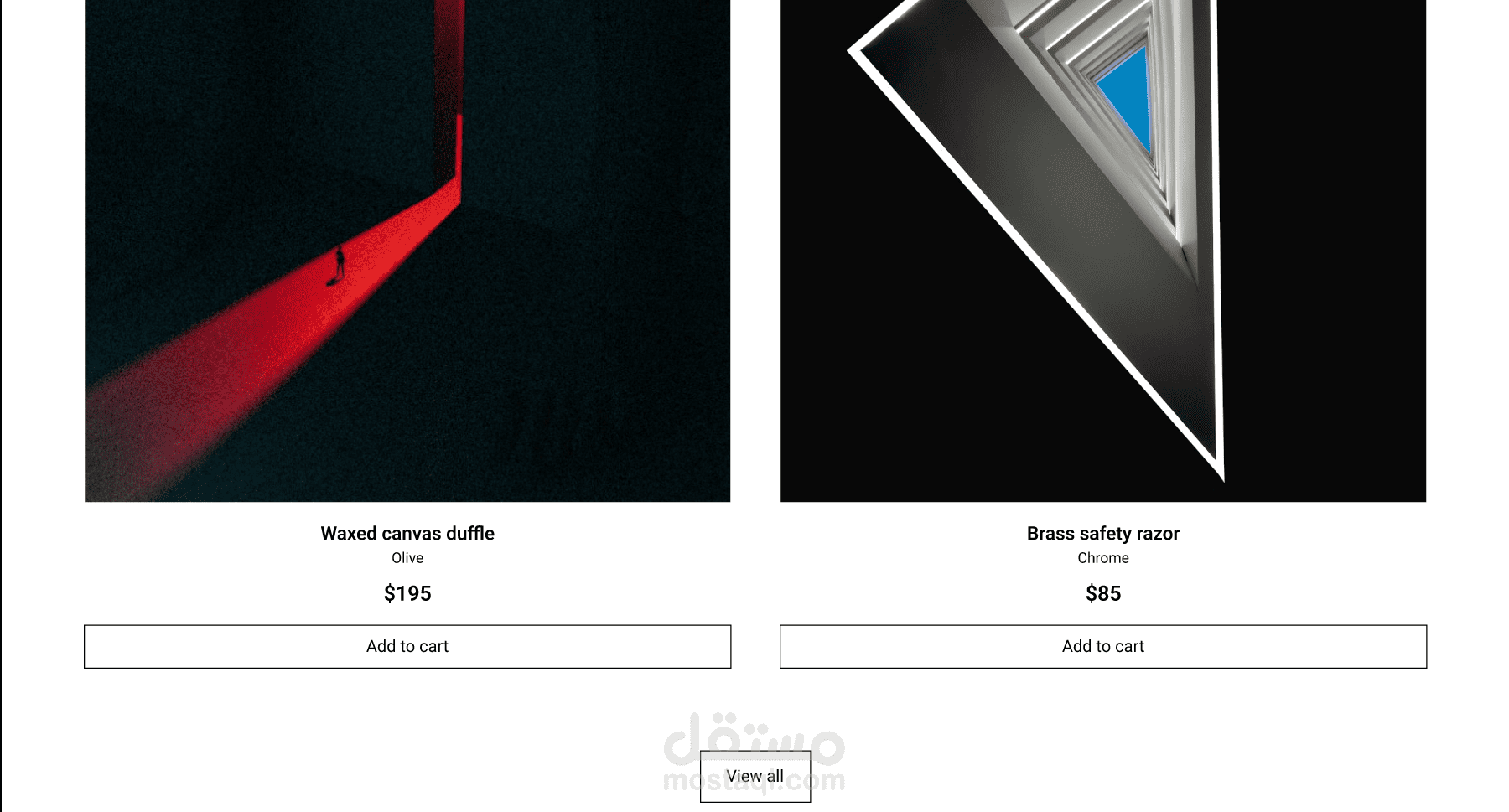 hi-fi wireframing for shopping mobile app