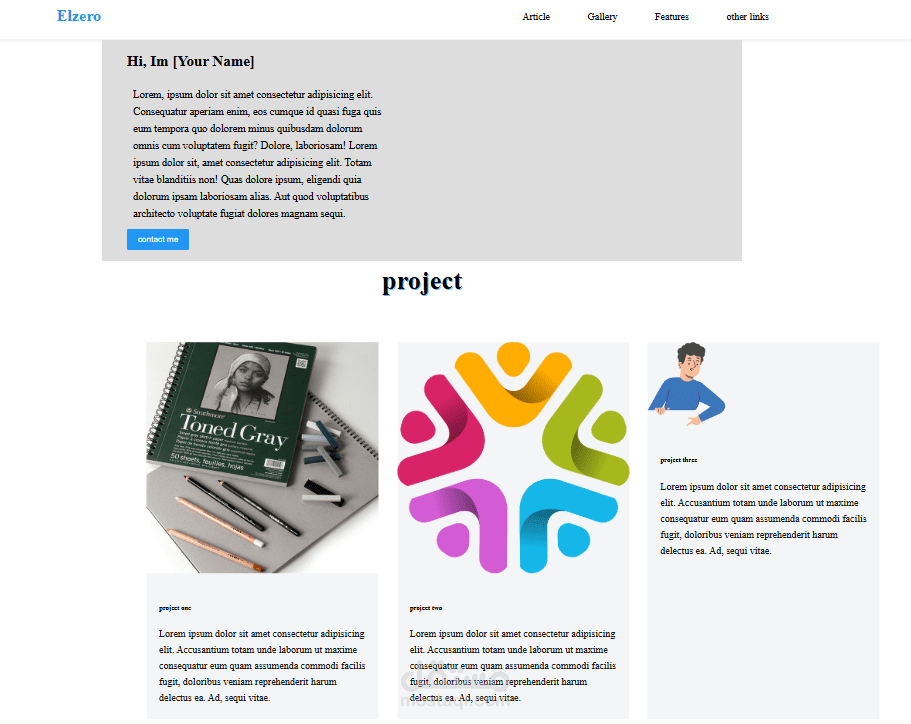 تصمميم واجه ويب