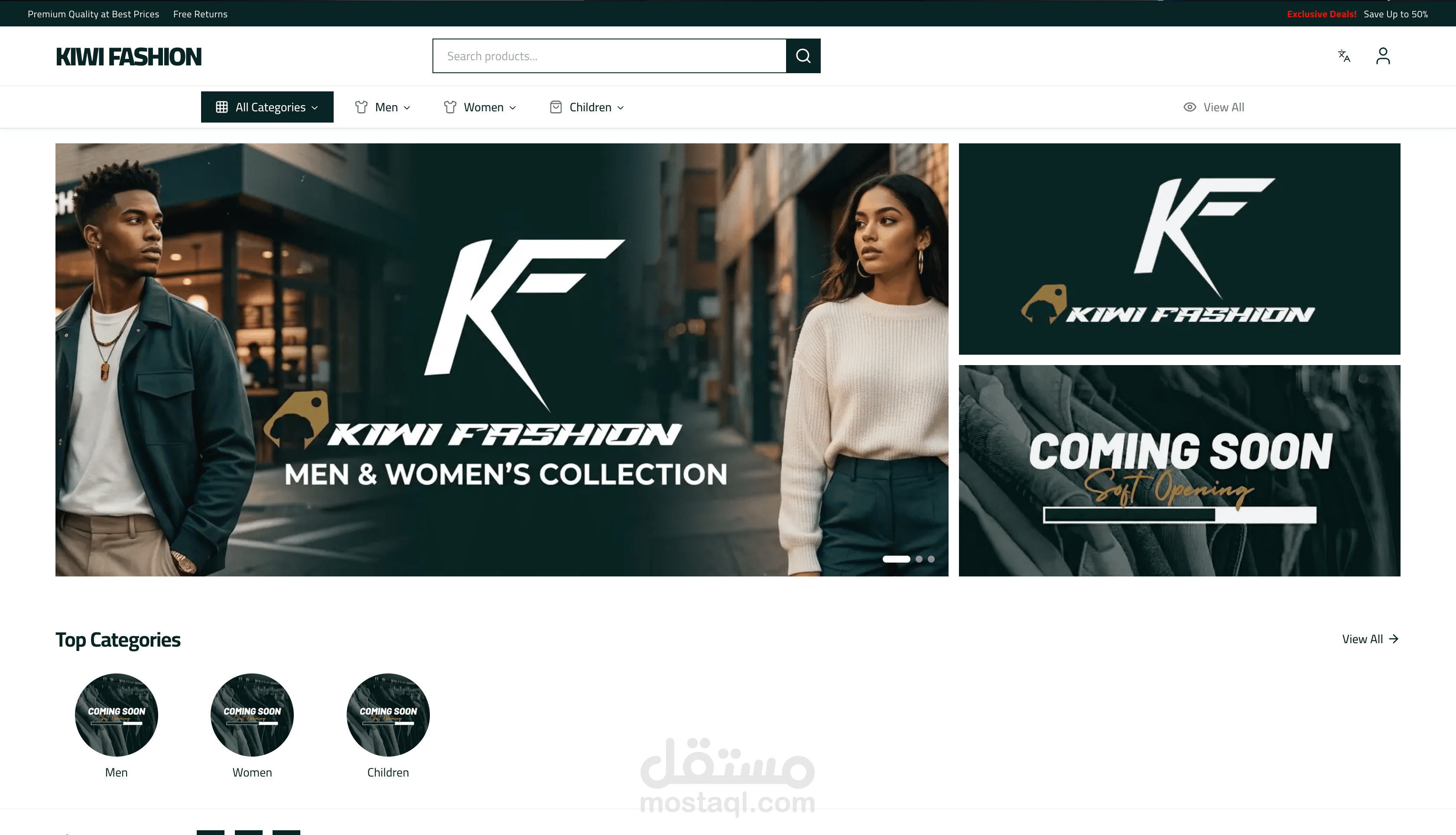 KIWI Fashion – Modern eCommerce