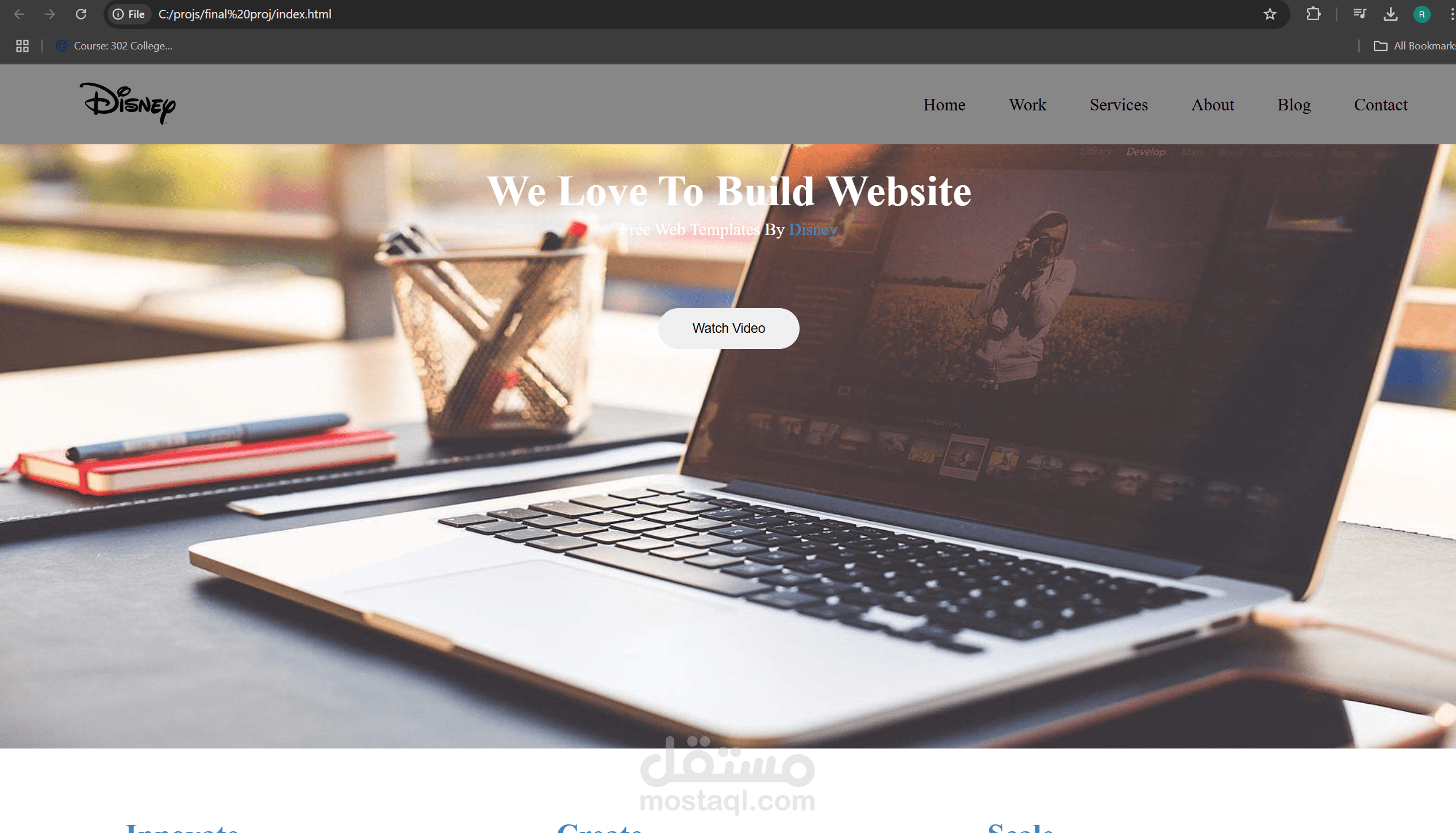 website courses