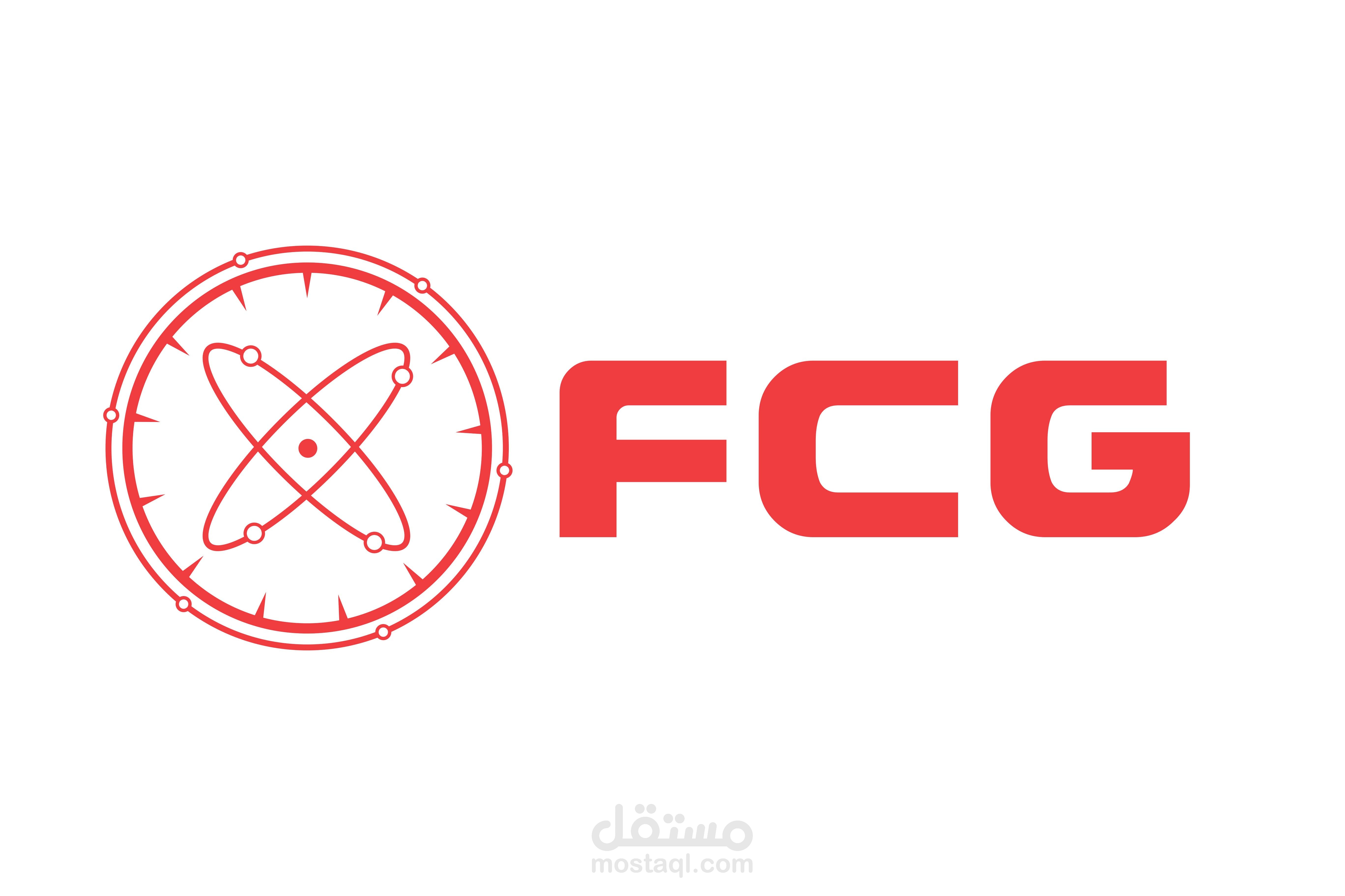 تصميم شعار شركة FCG الرقمية