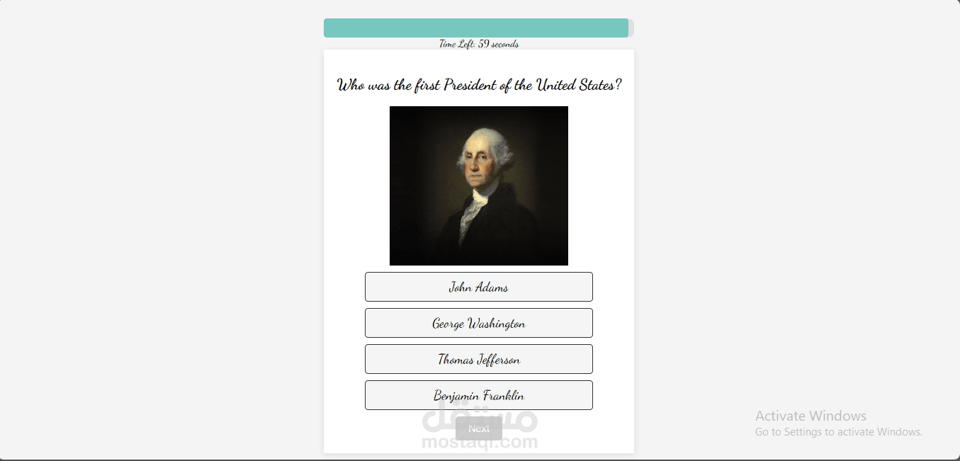 Quiz system