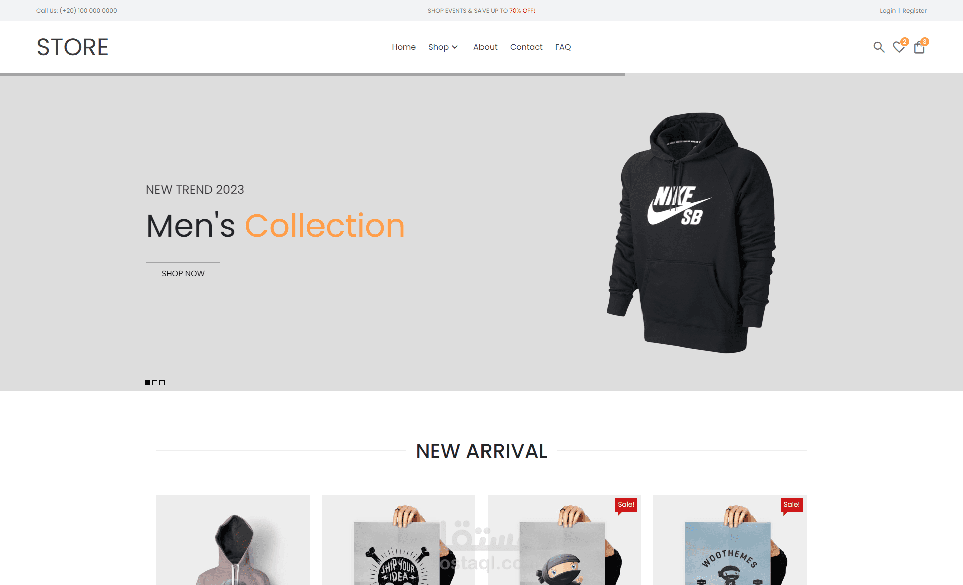 متجر إلكتروني إحترافي ومتجاوب مع جميع الشاشات | SOL V2