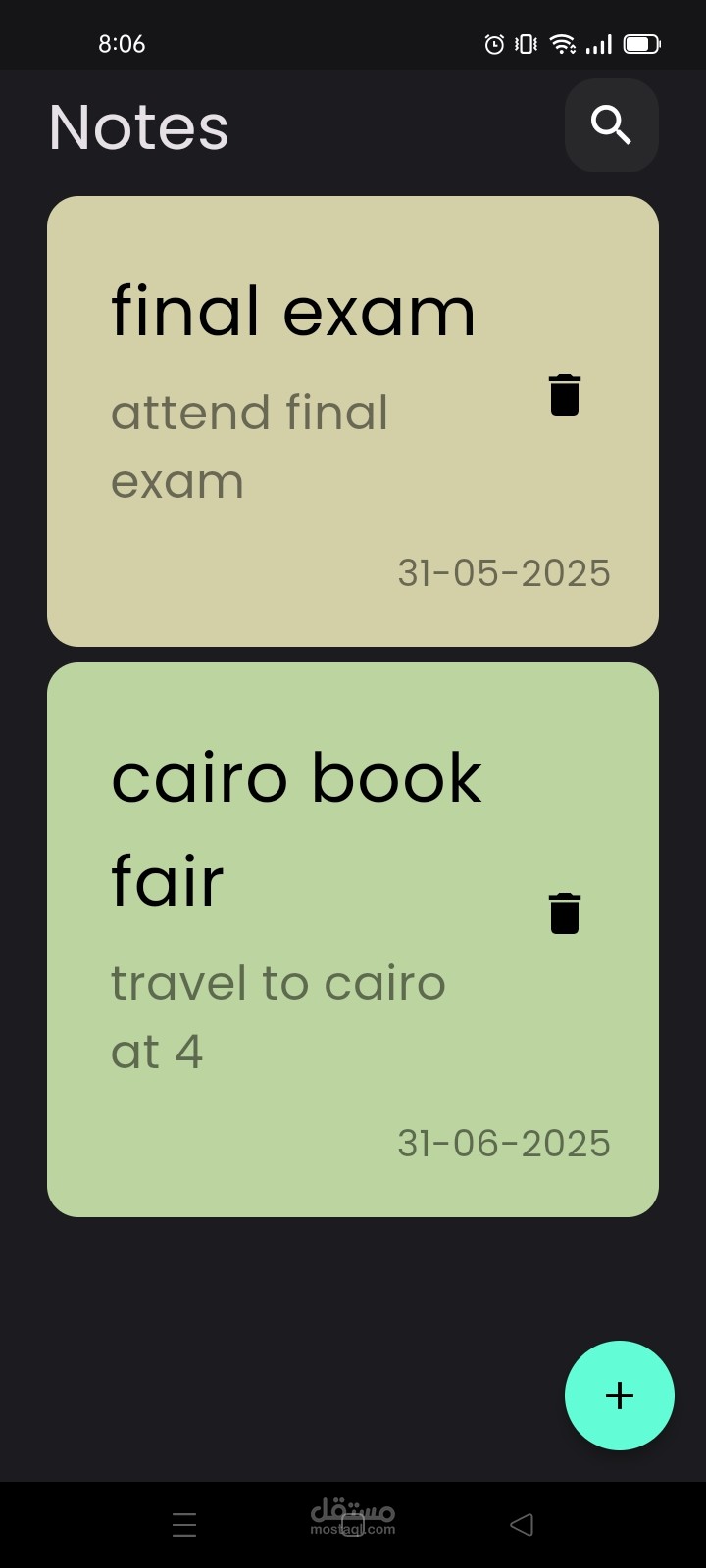 Notes App
